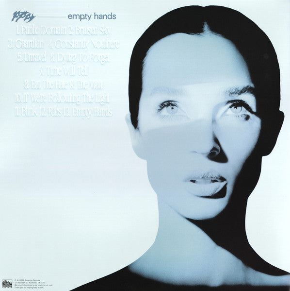 Poppy  – Empty Hands - LP Pink In Ice Blue W/ Pink + Blue Splatter