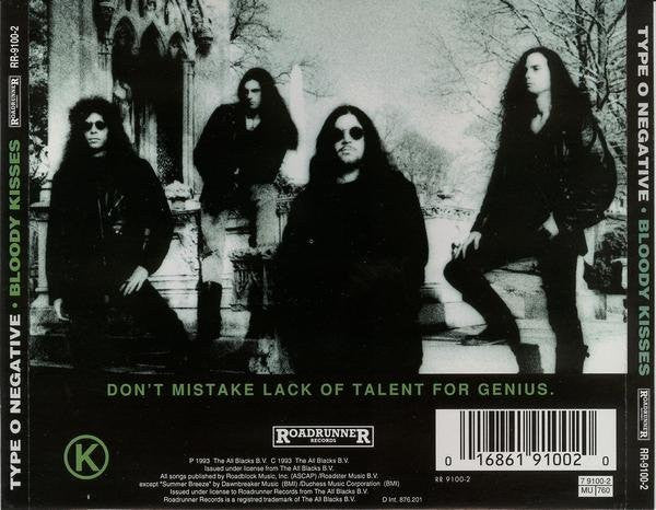 Type O Negative – Bloody Kisses - CD