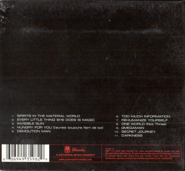 The Police – Ghost In The Machine - CD