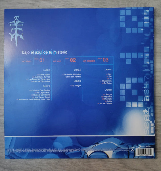 Jaguares – Bajo El Azul De Tu Misterio - LP Azul