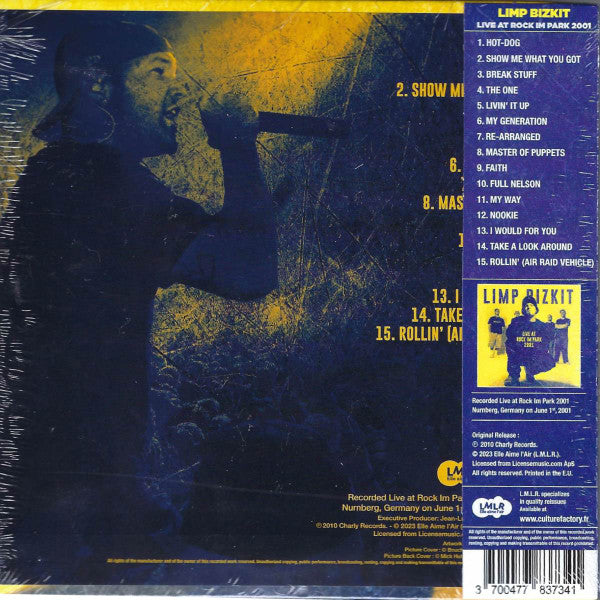 Limp Bizkit – Live At Rock Im Park 2001 RSD Black Friday 2023 - CD