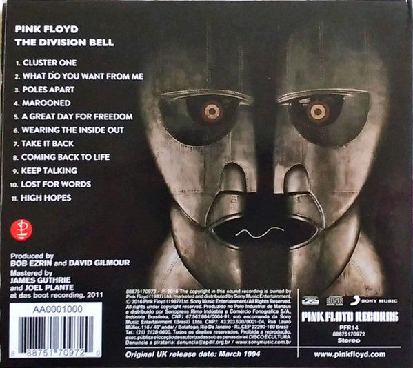 Pink Floyd - The Division Bell CD