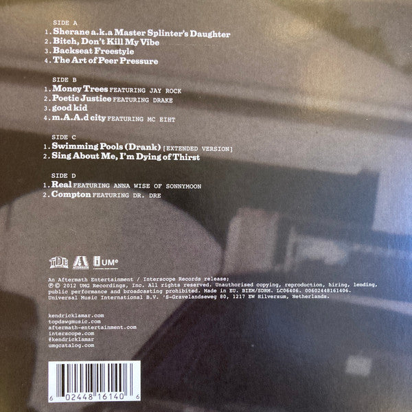 Kendrick Lamar – Good Kid, M.A.A.D City 10Th Anniversary - LP