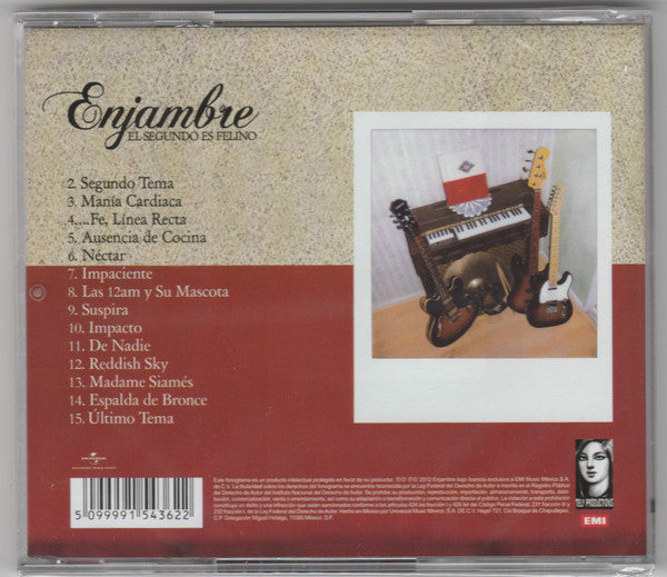 Enjambre – El Segundo Es Felino - CD
