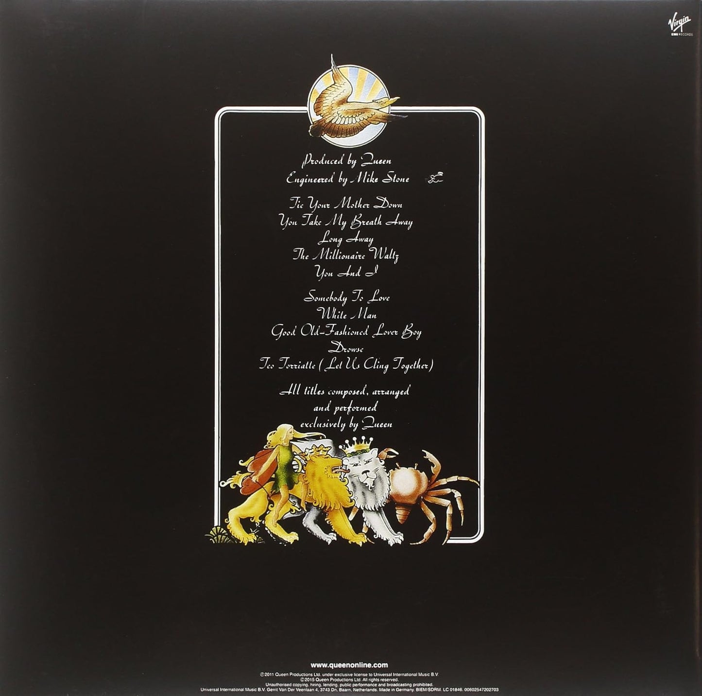 Queen – A Day At The Races LP
