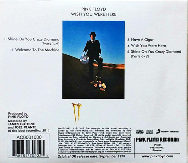 Pink Floyd – Wish You Were Here - CD