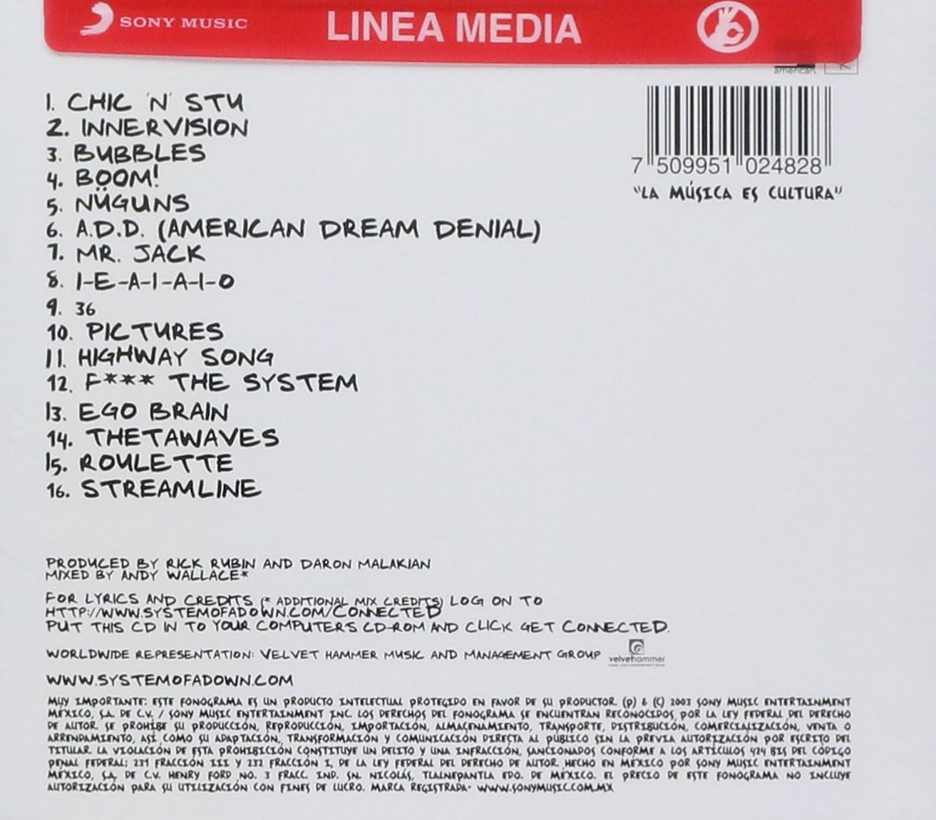 System of a Down - Steal This Album! CD