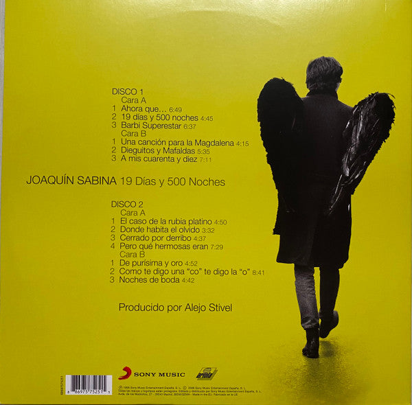 Joaquín Sabina – 19 Días Y 500 Noches - LP
