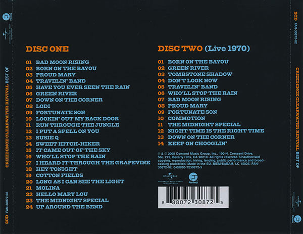 Creedence Clearwater Revival – Best Of - CD