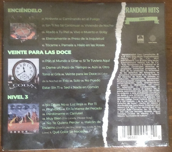 Coda  – Random Hits - CD