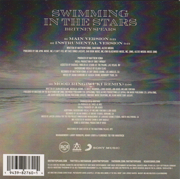 Britney Spears – Swimming In The Stars - LP