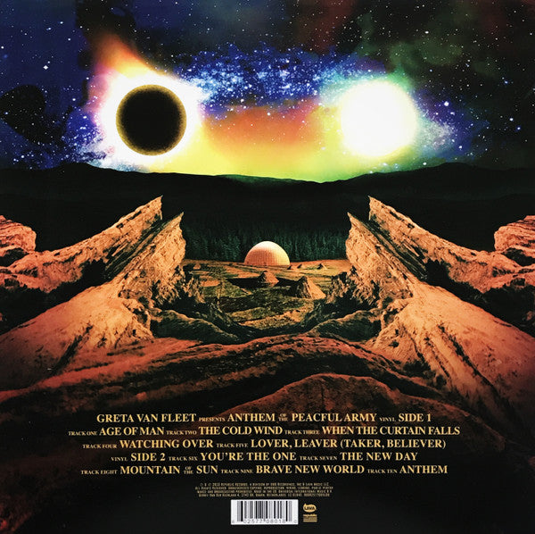 Greta Van Fleet – Anthem Of The Peaceful Army - LP Rojo