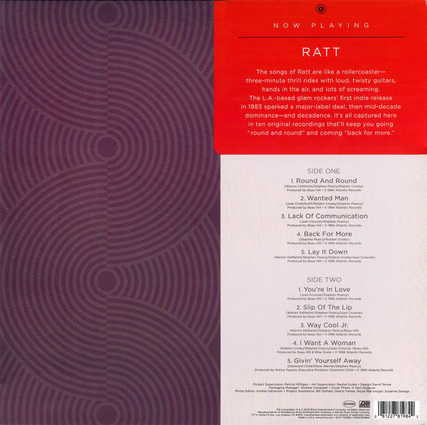 Ratt – Now Playing - LP