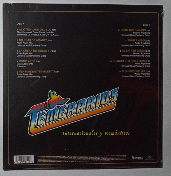 Los Temerarios  – Internacionales Y Románticos (Remasterizado 35 Aniversario) LP