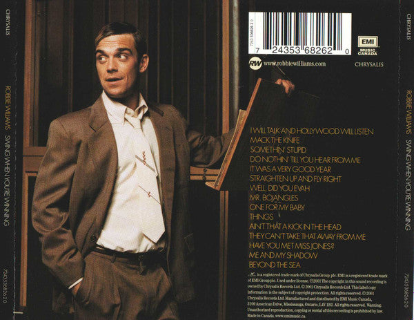 Robbie Williams – Swing When You're Winning - CD