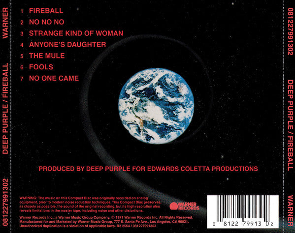 Deep Purple – Fireball - CD