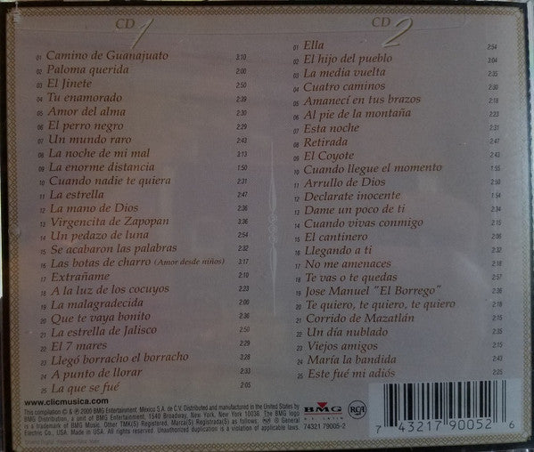José Alfredo Jiménez – Las 100 Clasicas - Vol. 1 - CD