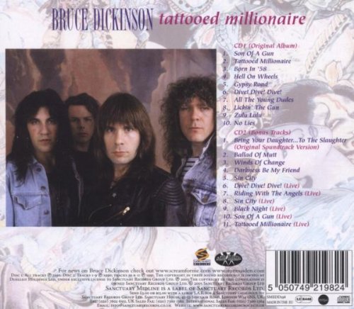 Bruce Dickinson – Tattooed Millionaire CD