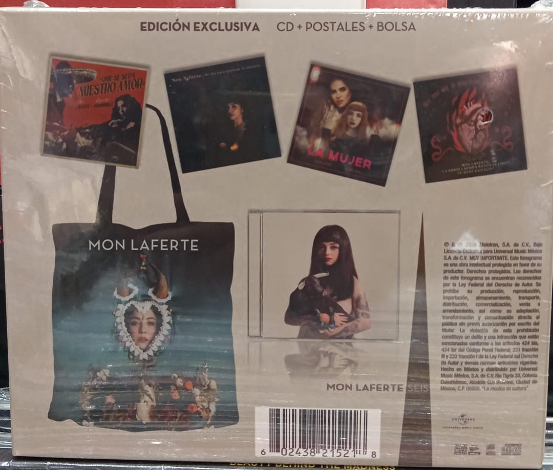 Mon Laferte - Seis - CD+Postales+Bolsa