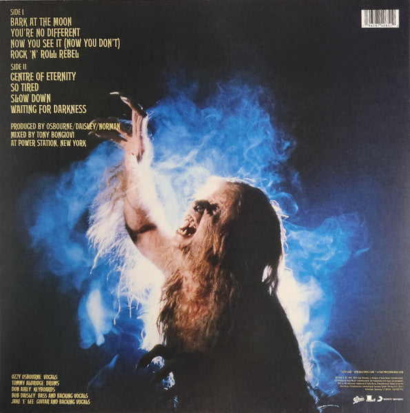Ozzy Osbourne – Bark At The Moon - LP Azul