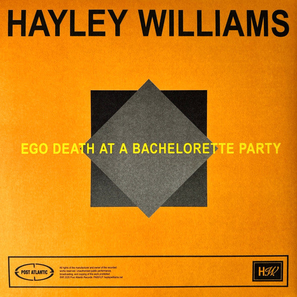 Hayley Williams – Ego Death At A Bachelorette Party - LP