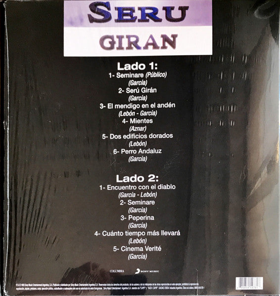 Seru Giran  En Vivo I 1992 River Plate - LP