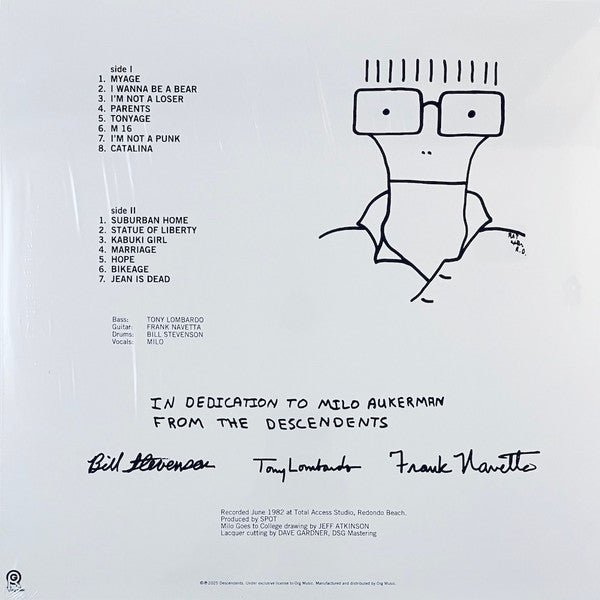Descendents – Milo Goes To College - LP