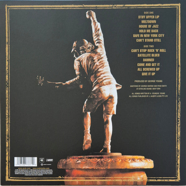 AC/DC – Stiff Upper Lip - LP Dorado