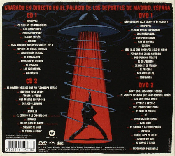 Bunbury – Madrid, Área 51 (...En Un Sólo Acto De Destrucción Masiva!!!) - CD+DVD