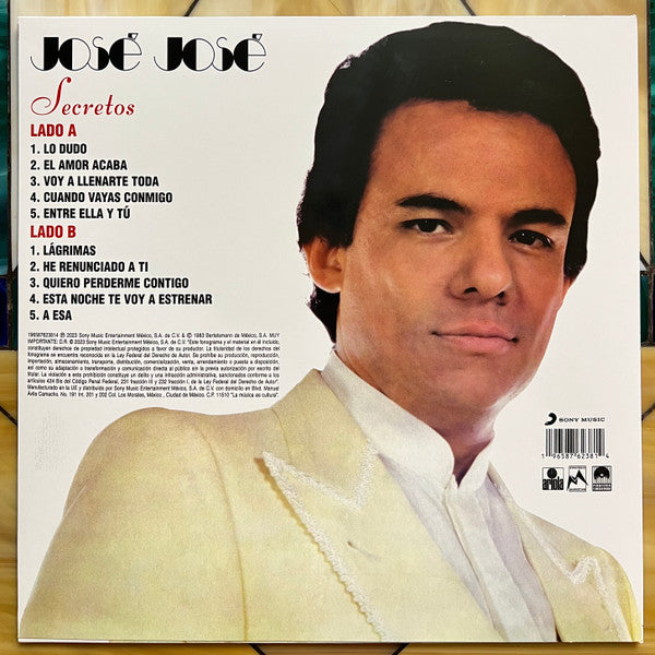 José José – Secretos - LP Rojo