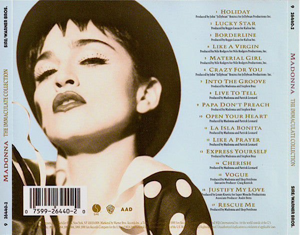 Madonna – The Immaculate Collection - CD