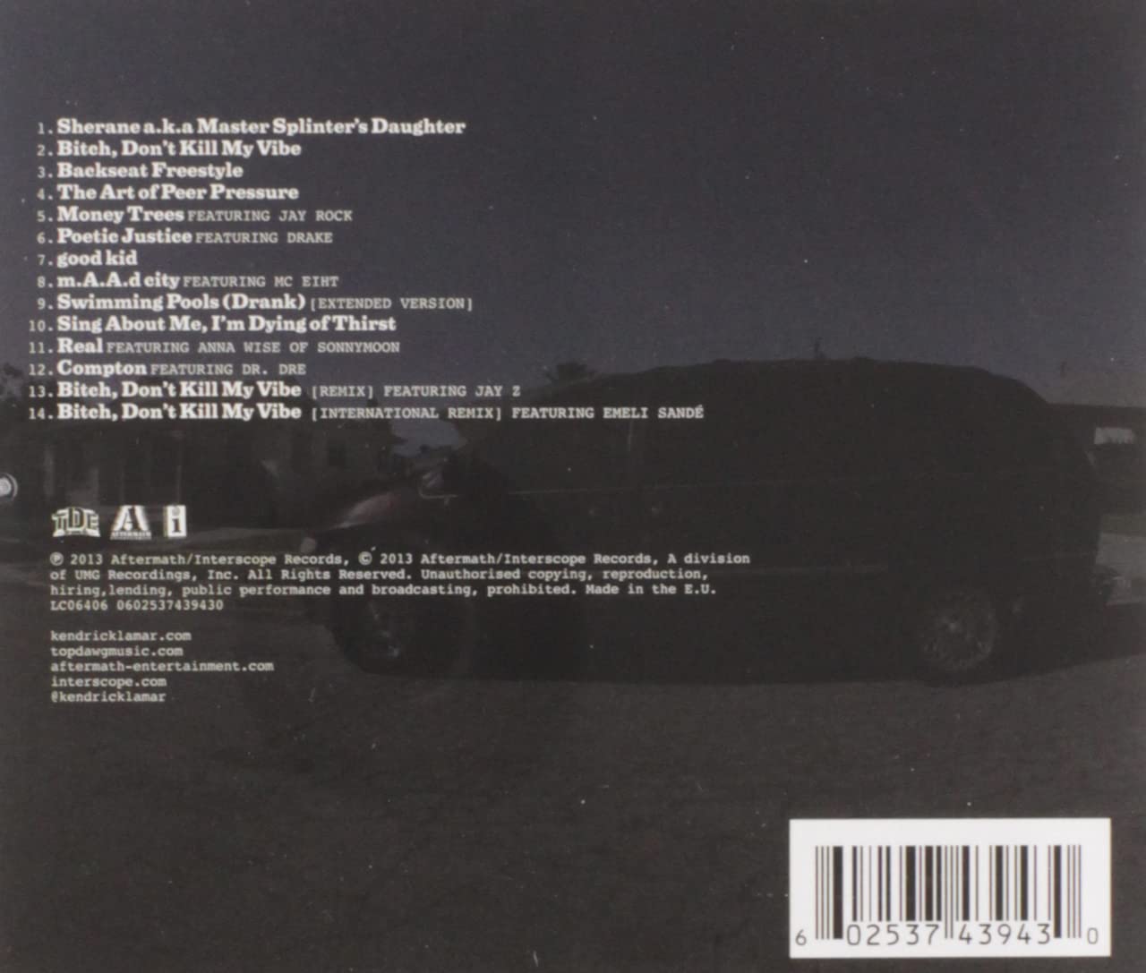 Kendrick Lamar - Good Kid, M.A.A.D City (10th Anniversary Edition) - CD