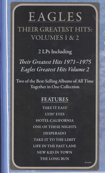 Eagles – Their Greatest Hits Volumes 1 & 2 - LP