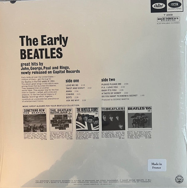 The Beatles – The Early Beatles - LP