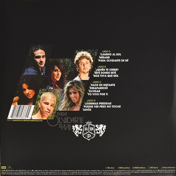 RBD – Para Olvidarte De Mí - LP