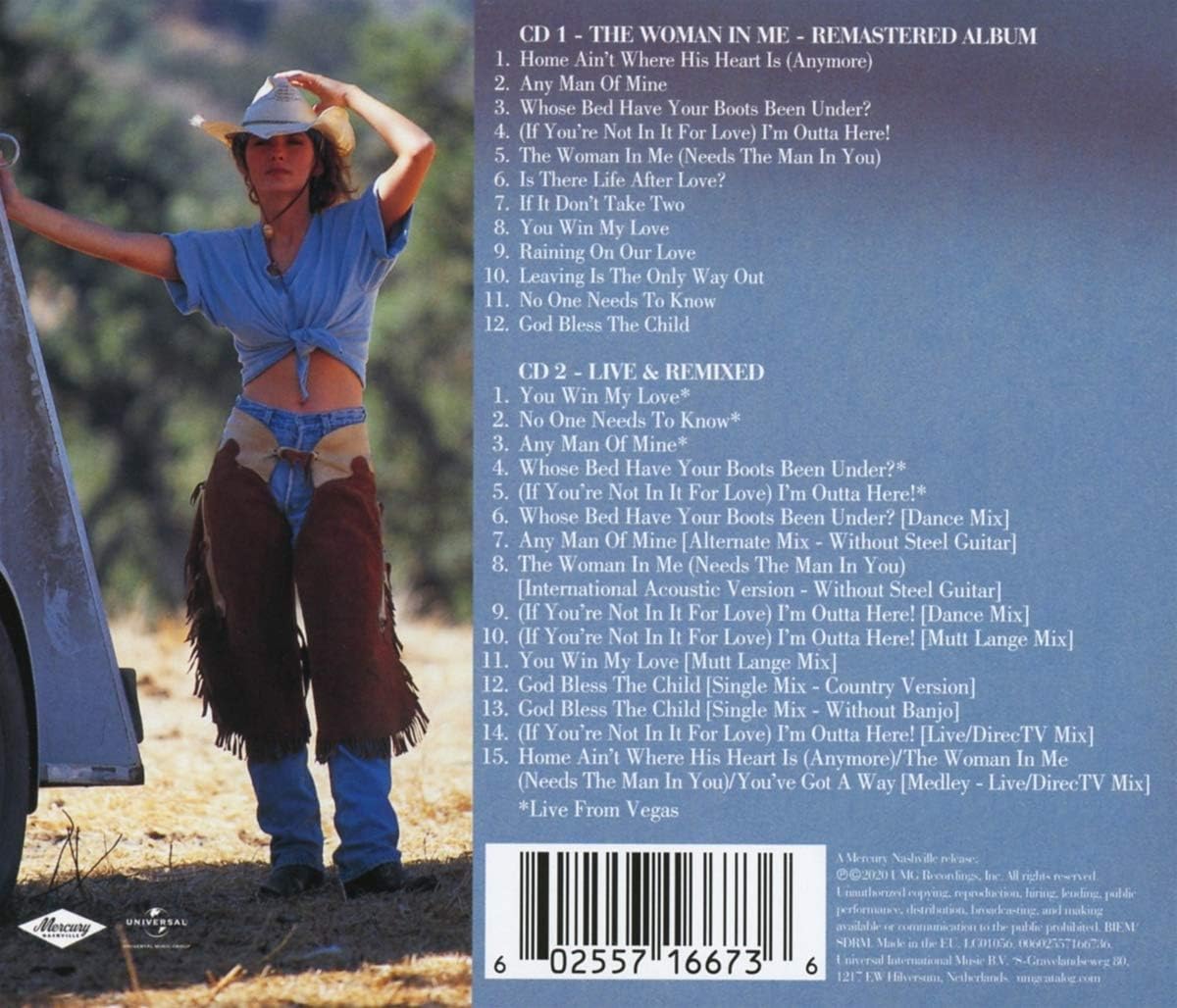 Shania Twain – The Woman In Me CD