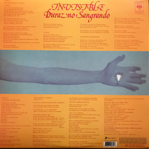 Invisible - Durazno Sangrando - LP