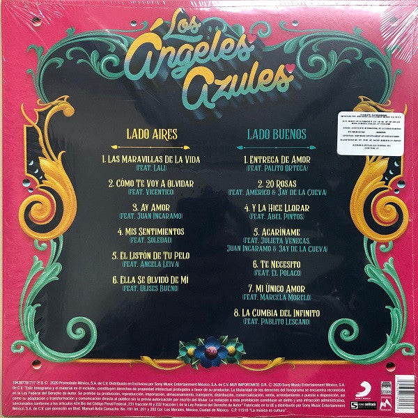 Los Angeles Azules – De Buenos Aires Para El Mundo - LP