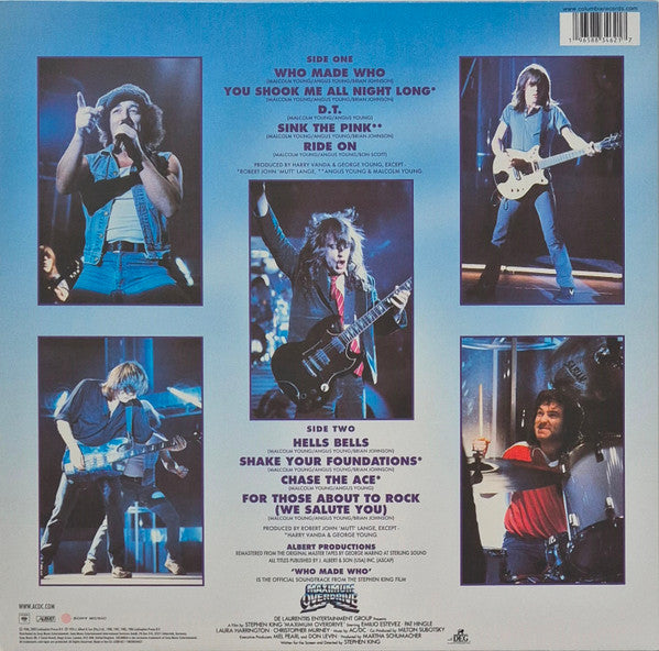 AC/DC – Who Made Who - LP Dorado