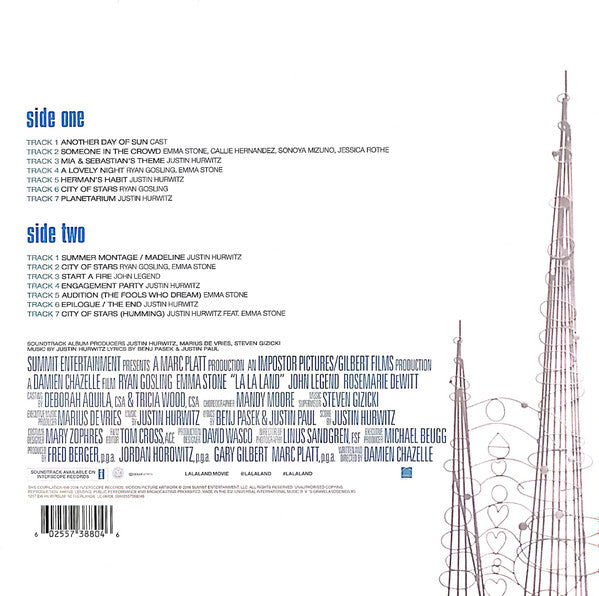 Various – La La Land (Original Motion Picture Soundtrack) - LP