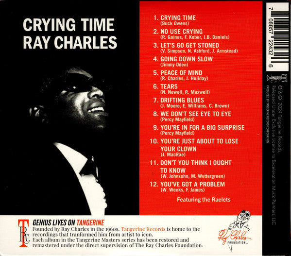Ray Charles – Crying Time - CD
