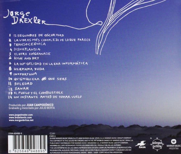 Jorge Drexler – 12 Segundos De Oscuridad - CD