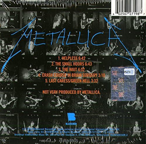 Metallica - The $5.98 E.P.: Garage Days CD
