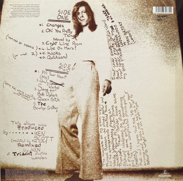 David Bowie – Hunky Dory - LP