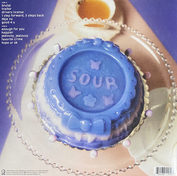 Olivia Rodrigo – Sour - LP Azul Transparente