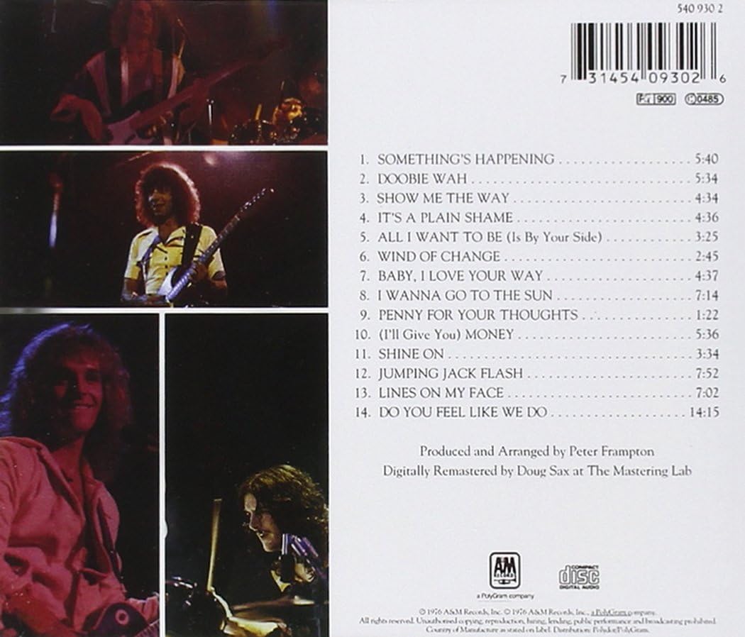 Peter Frampton – Frampton Comes Alive! CD