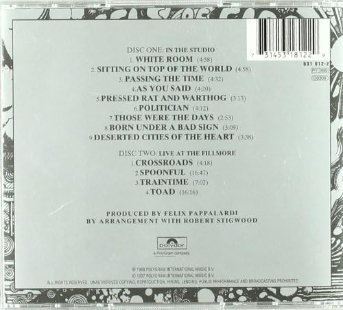 Cream – Wheels Of Fire CD