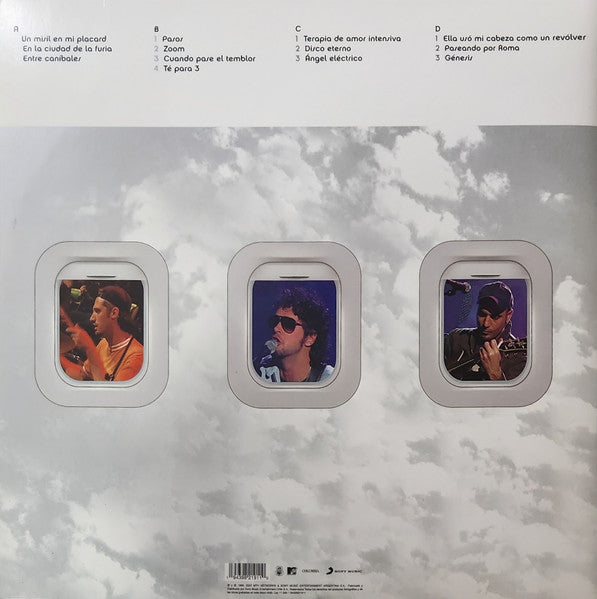 Soda Stereo – MTV Unplugged Comfort y Música Para Volar - LP Transparente