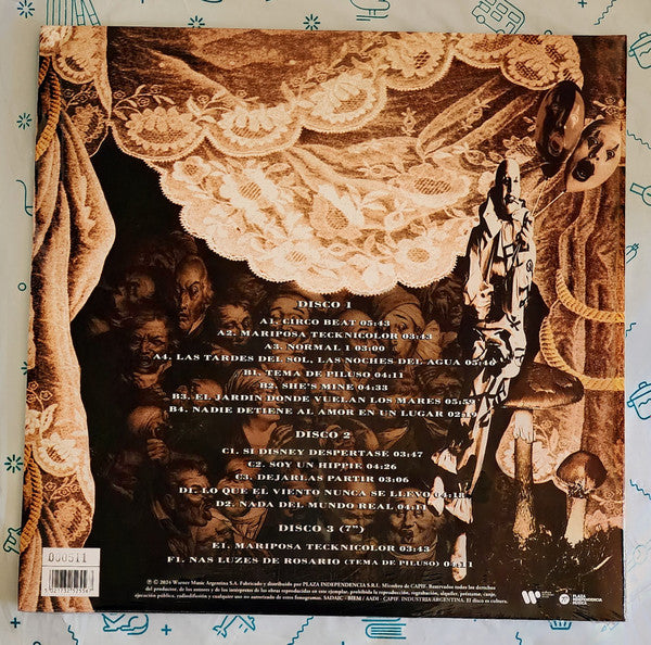 Fito Páez – Circo Beat - LP Naranja/Verde
