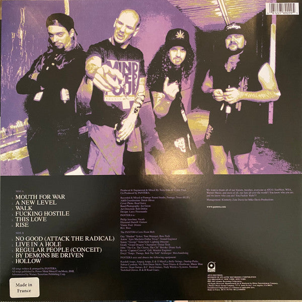 Pantera – Vulgar Display Of Power - LP Gris